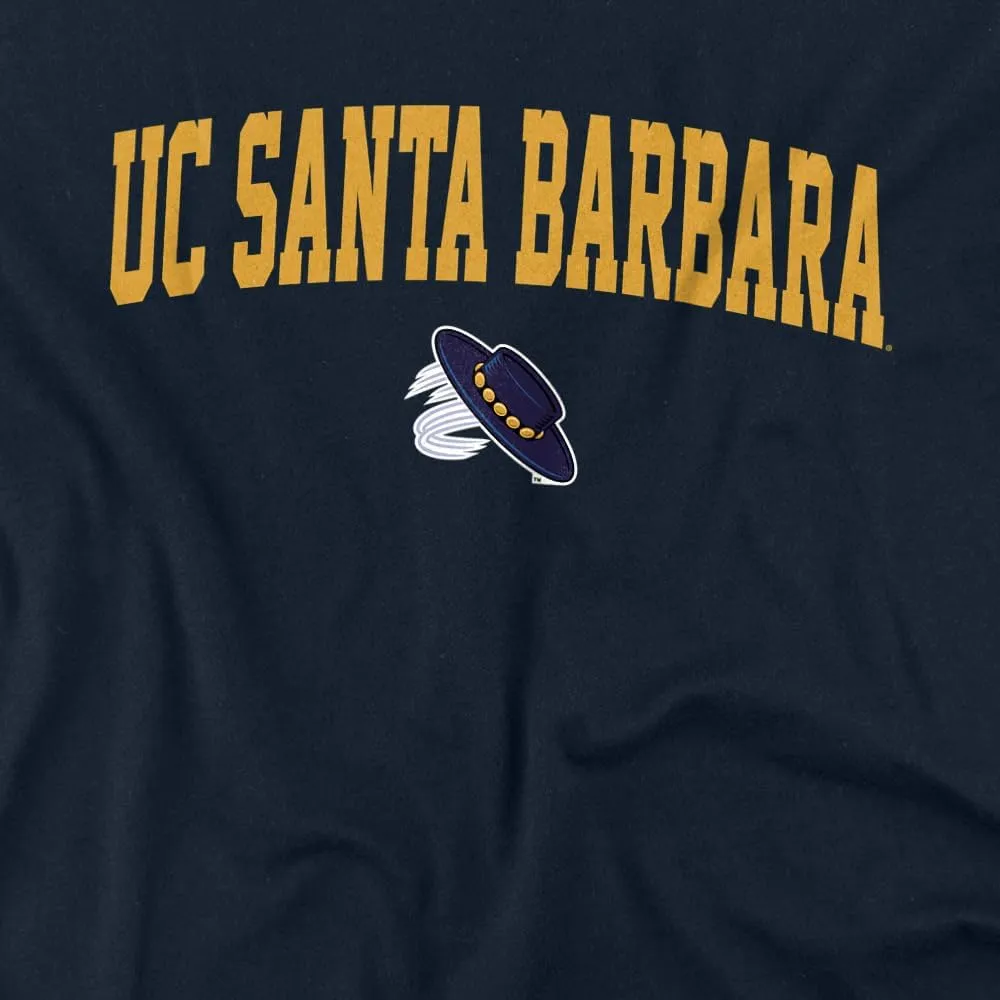 LOGOVISION University of California, Santa Barbara One Color Arched Unisex Infant Snap Suit for Baby