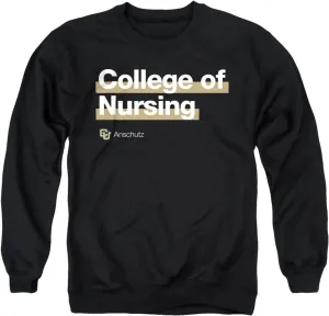 LOGOVISION University of Colorado Anschutz Medical Campus College of Nursing Bold Unisex Adult Crewneck Sweatshirt