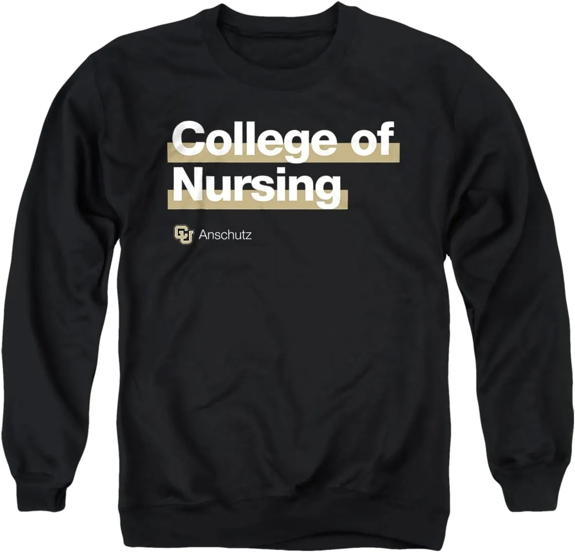 LOGOVISION University of Colorado Anschutz Medical Campus College of Nursing Bold Unisex Adult Crewneck Sweatshirt