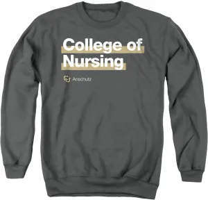 LOGOVISION University of Colorado Anschutz Medical Campus College of Nursing Bold Unisex Adult Crewneck Sweatshirt