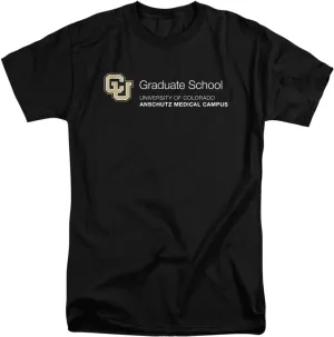LOGOVISION University of Colorado Anschutz Medical Campus Graduate School Unisex Adult Tall T Shirt