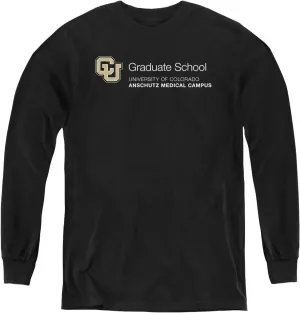 LOGOVISION University of Colorado Anschutz Medical Campus Graduate School Youth Long Sleeve T Shirt