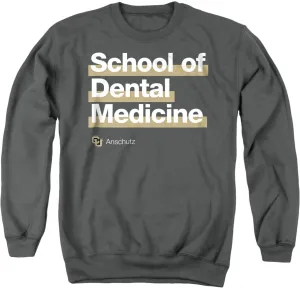 LOGOVISION University of Colorado Anschutz Medical Campus School of Dental Medicine Bold Unisex Adult Crewneck Sweatshirt