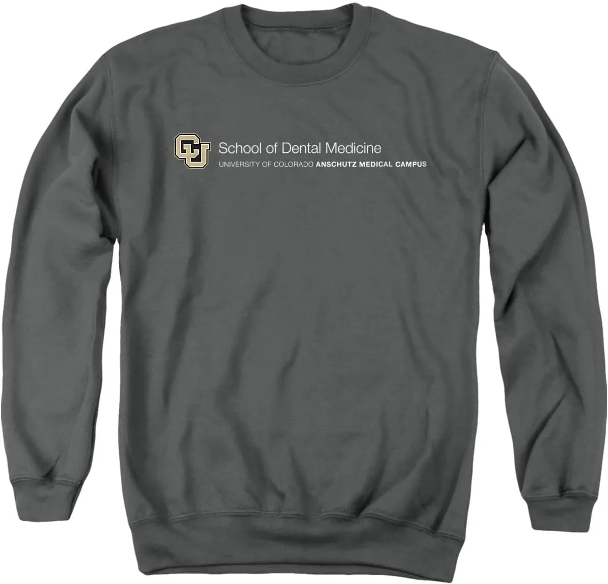 LOGOVISION University of Colorado Anschutz Medical Campus School of Dental Medicine Unisex Adult Crewneck Sweatshirt