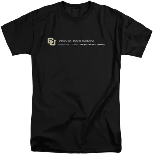 LOGOVISION University of Colorado Anschutz Medical Campus School of Dental Medicine Unisex Adult Tall T Shirt
