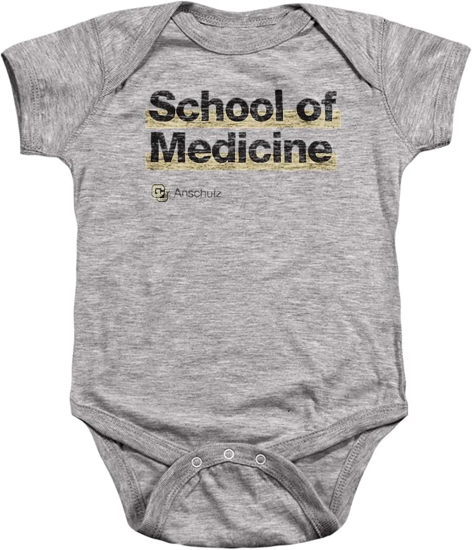 LOGOVISION University of Colorado Anschutz Medical Campus School of Medicine Bold Unisex Infant Snap Suit for Baby