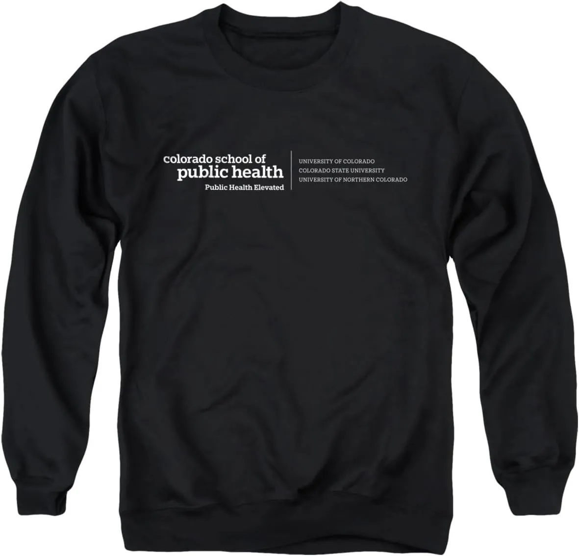 LOGOVISION University of Colorado Anschutz Medical Campus School of Public Health Unisex Adult Crewneck Sweatshirt