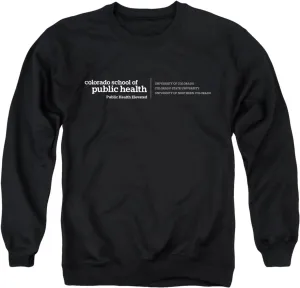 LOGOVISION University of Colorado Anschutz Medical Campus School of Public Health Unisex Adult Crewneck Sweatshirt