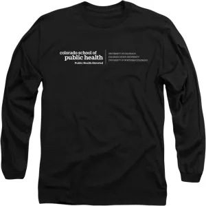 LOGOVISION University of Colorado Anschutz Medical Campus School of Public Health Unisex Adult Long-Sleeve T Shirt