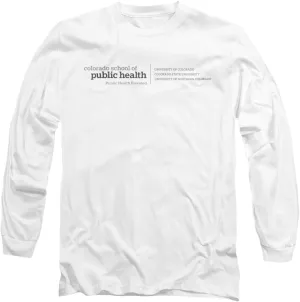 LOGOVISION University of Colorado Anschutz Medical Campus School of Public Health Unisex Adult Long-Sleeve T Shirt