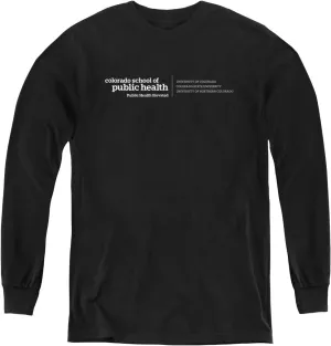 LOGOVISION University of Colorado Anschutz Medical Campus School of Public Health Youth Long Sleeve T Shirt
