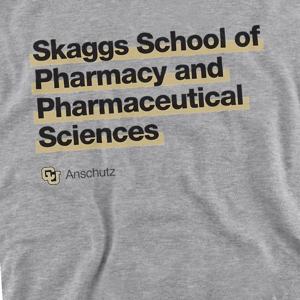 LOGOVISION University of Colorado Anschutz Medical Campus Skaggs School of Pharmacy Unisex Adult Crewneck Sweatshirt