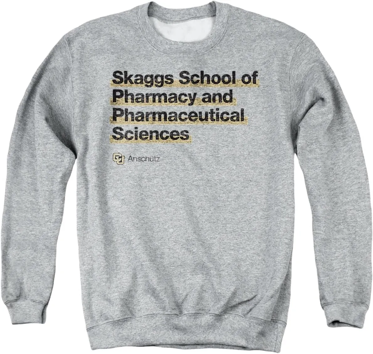 LOGOVISION University of Colorado Anschutz Medical Campus Skaggs School of Pharmacy Unisex Adult Crewneck Sweatshirt