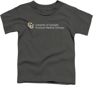 LOGOVISION University of Colorado Anschutz Medical Campus Stacked Kids T Shirt for Toddler Boys and Girls
