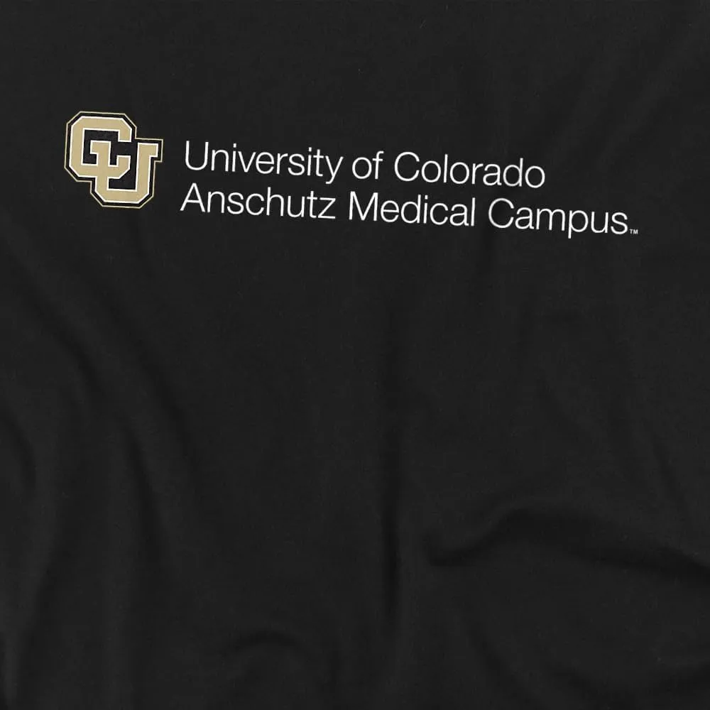 LOGOVISION University of Colorado Anschutz Medical Campus Stacked Unisex Adult Crewneck Sweatshirt
