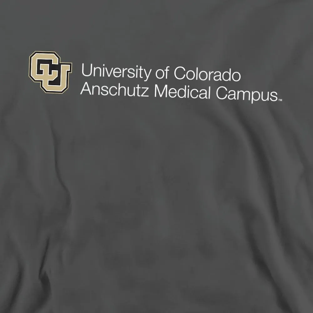 LOGOVISION University of Colorado Anschutz Medical Campus Stacked Unisex Adult Crewneck Sweatshirt