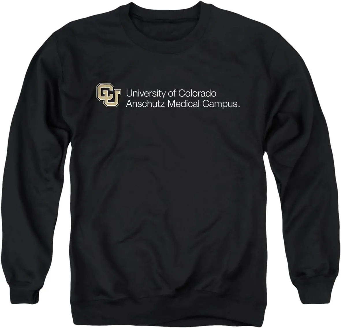 LOGOVISION University of Colorado Anschutz Medical Campus Stacked Unisex Adult Crewneck Sweatshirt