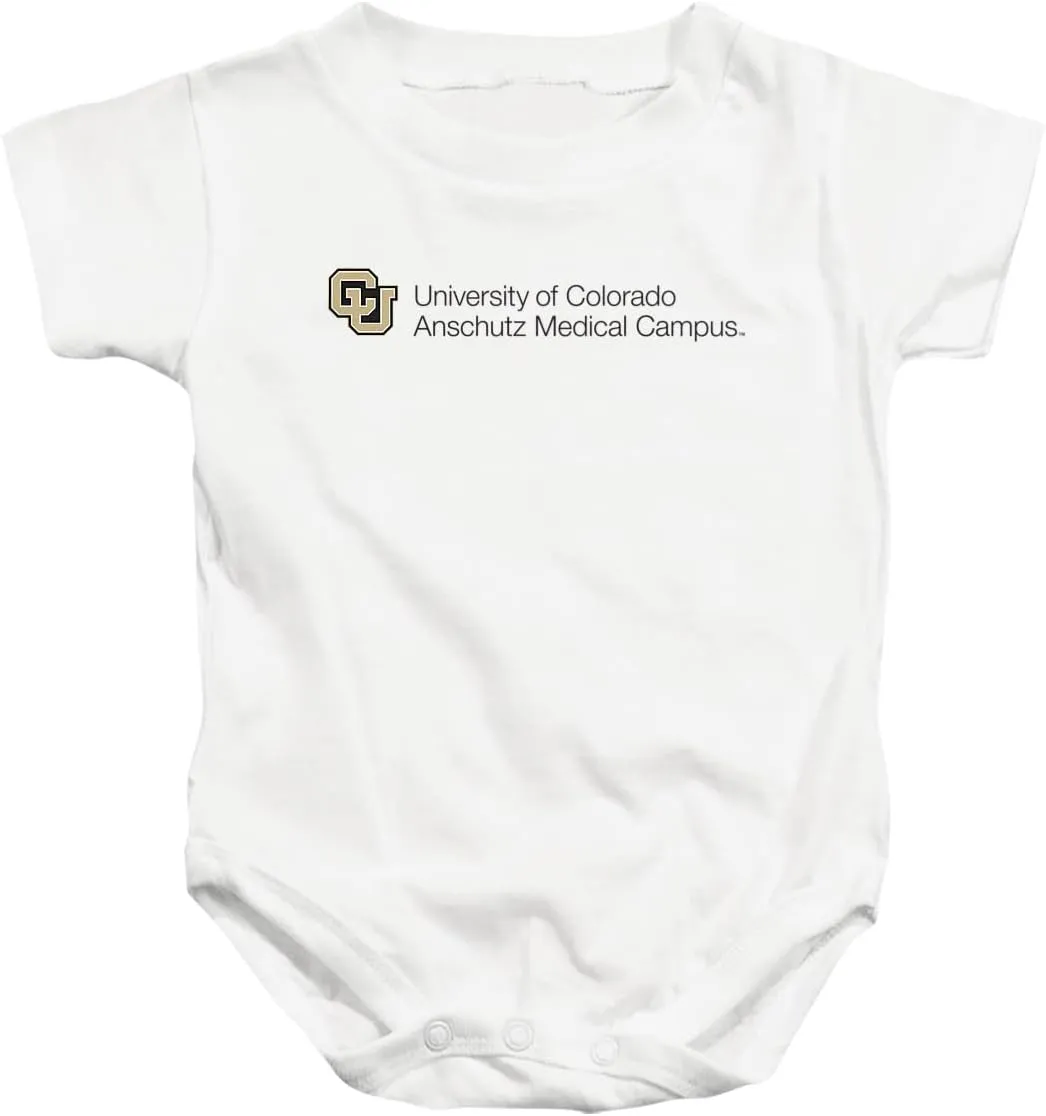 LOGOVISION University of Colorado Anschutz Medical Campus Stacked Unisex Infant Snap Suit for Baby