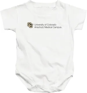 LOGOVISION University of Colorado Anschutz Medical Campus Stacked Unisex Infant Snap Suit for Baby