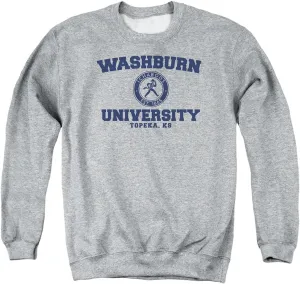 LOGOVISION Washburn University Official Stacked Unisex Adult Crewneck Sweatshirt