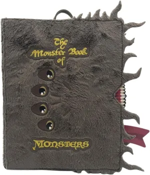 Loungefly Harry Potter Book of Monsters Double Shoulder Strap Book Shaped Bag