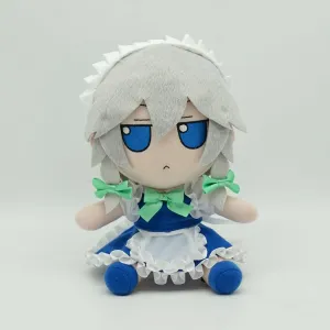 Lovely Plush in Stock Touhou Project Basic Izayoi Sakuya Stuffed Doll Figure Toy X1 Kawaii Gift
