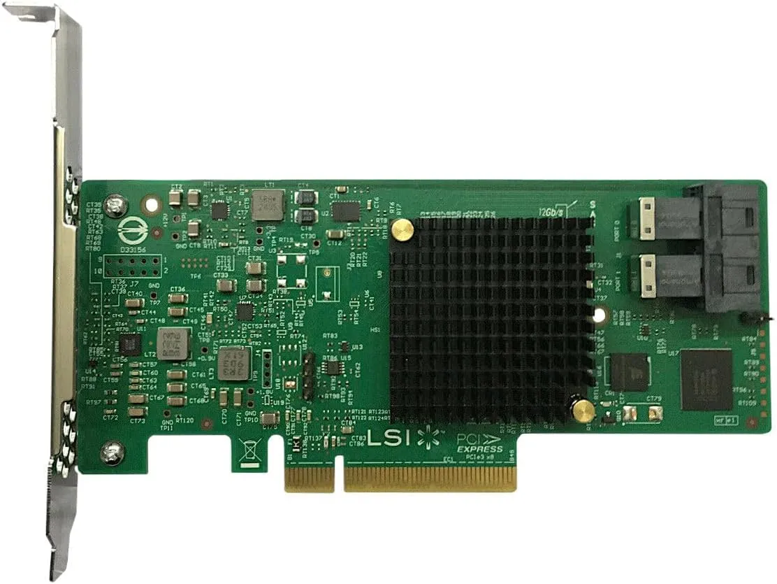 LSI Broadcom SAS 9300-8i 8-port 12Gb/s SATA SAS PCI-Express 3.0 Low Profile Host Bus Adapter