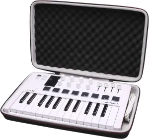 LTGEM Controller Case for Arturia MiniLab 3 Mini Hybrid Keyboard Controller - Hard Storage Travel Protective Carrying Bag