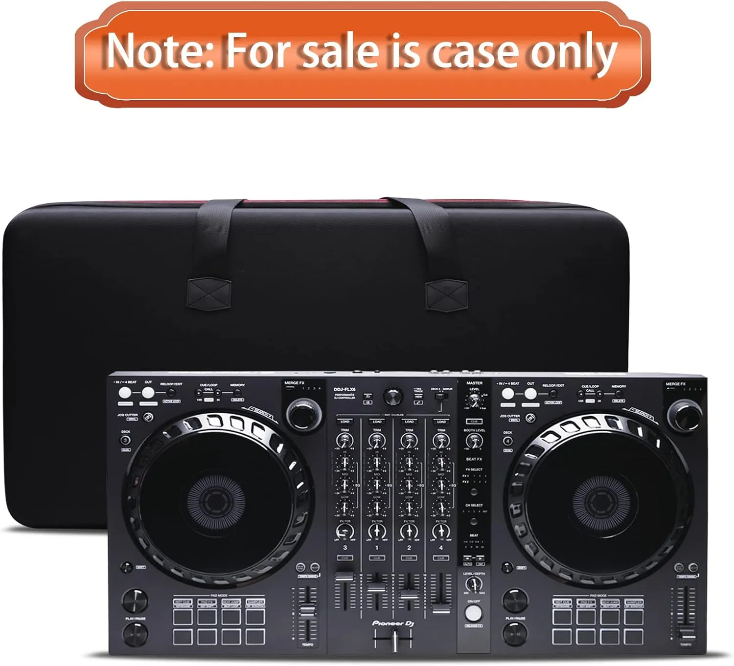 LTGEM EVA Hard Case Compatible with RANE ONE, Pioneer DJ DDJ-1000 or DDJ-FLX10 or DDJ-FLX6-GT, Hercules Inpulse T7 2 Deck Protective Carrying Storage Bag, Case Only! (28.7×14.9×5.8 inch)