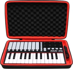 LTGEM EVA Hard Case for AKAI Professional APC Key 25 MK2 USB MIDI Keyboard Controller - Travel Protective Carrying Storage Bag