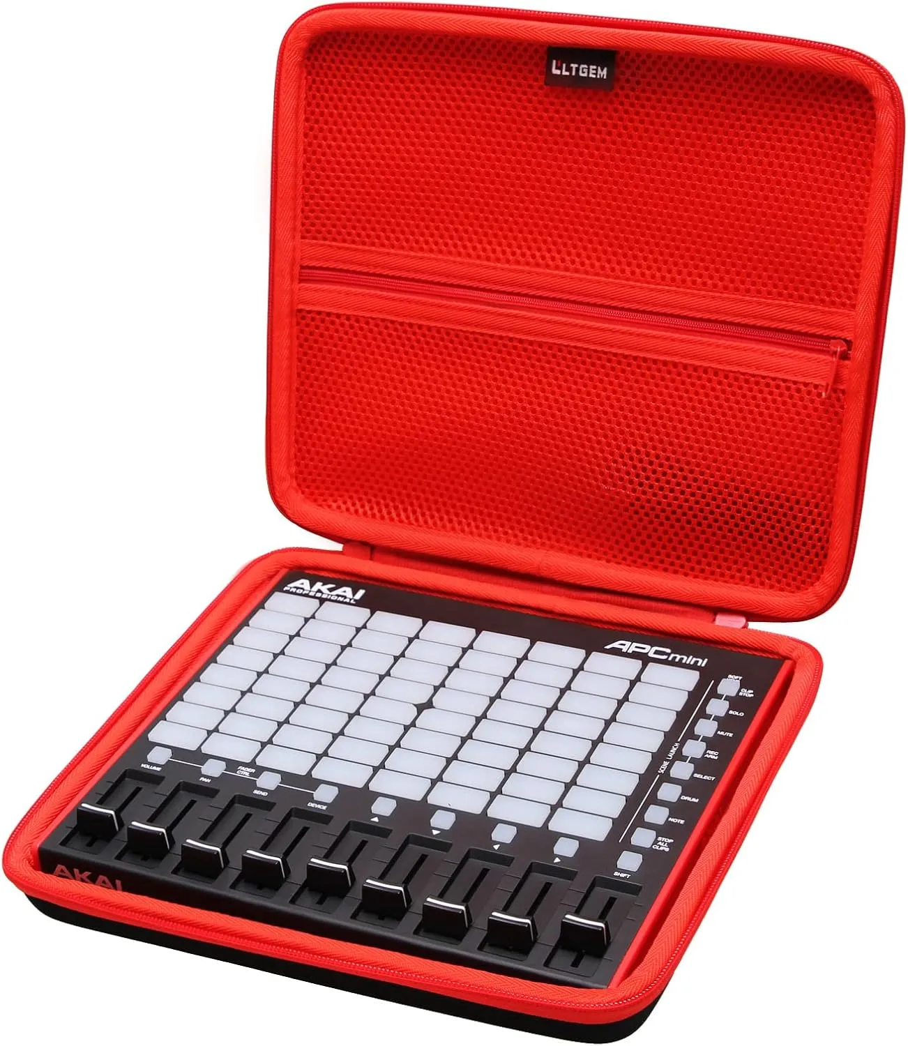 LTGEM Hard Case for AKAI Professional APC Mini MK2 / MPD218 / MIDImix USB MIDI Pad Controller - Travel Protective Carrying Storage Bag
