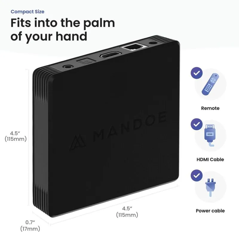 Mandoe COM3015 DIY Essentials Instant Digital Signage Media Player