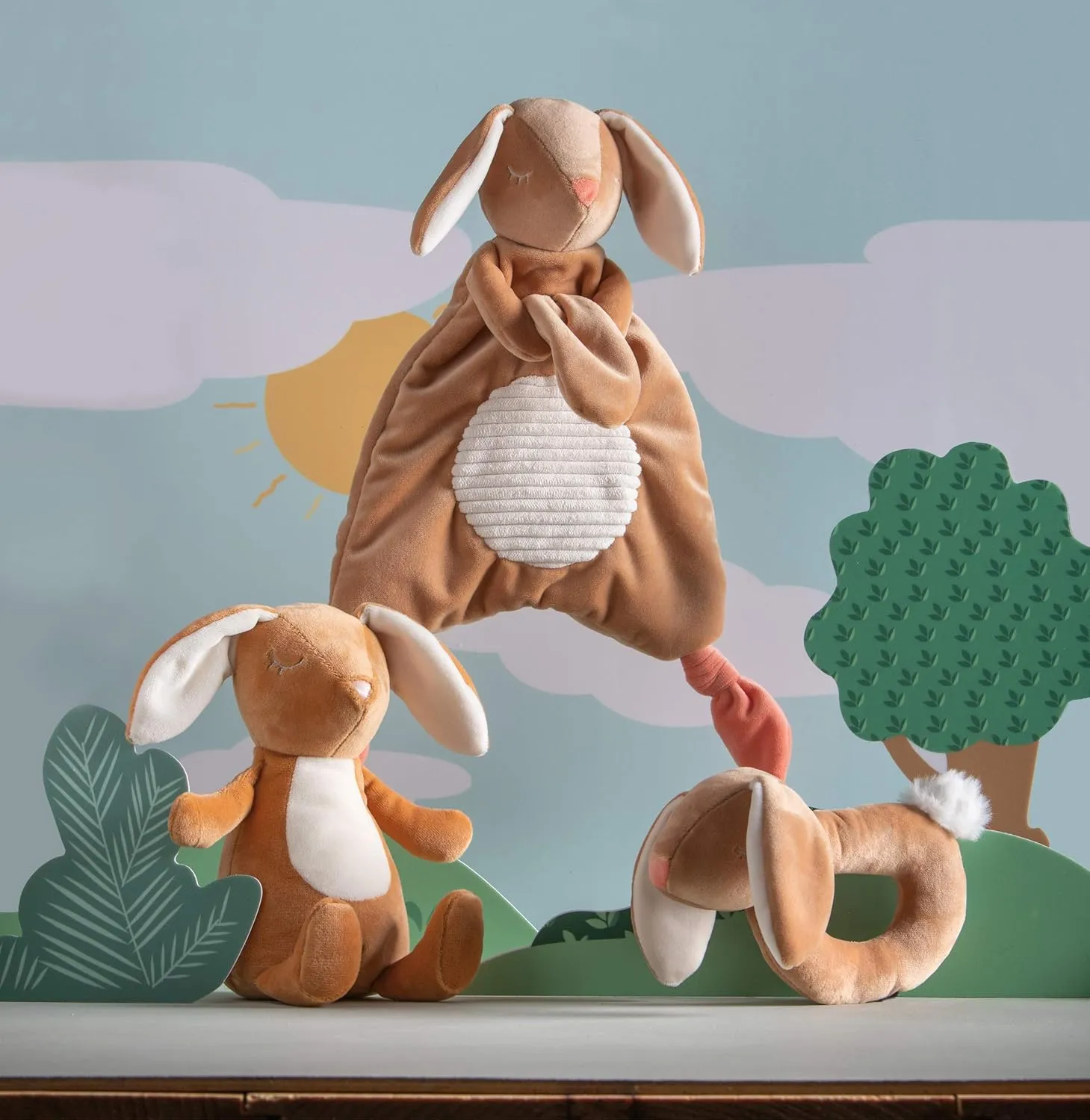 Mary Meyer Leika Lovey Soft Toy, 10-Inches, Little Bunny