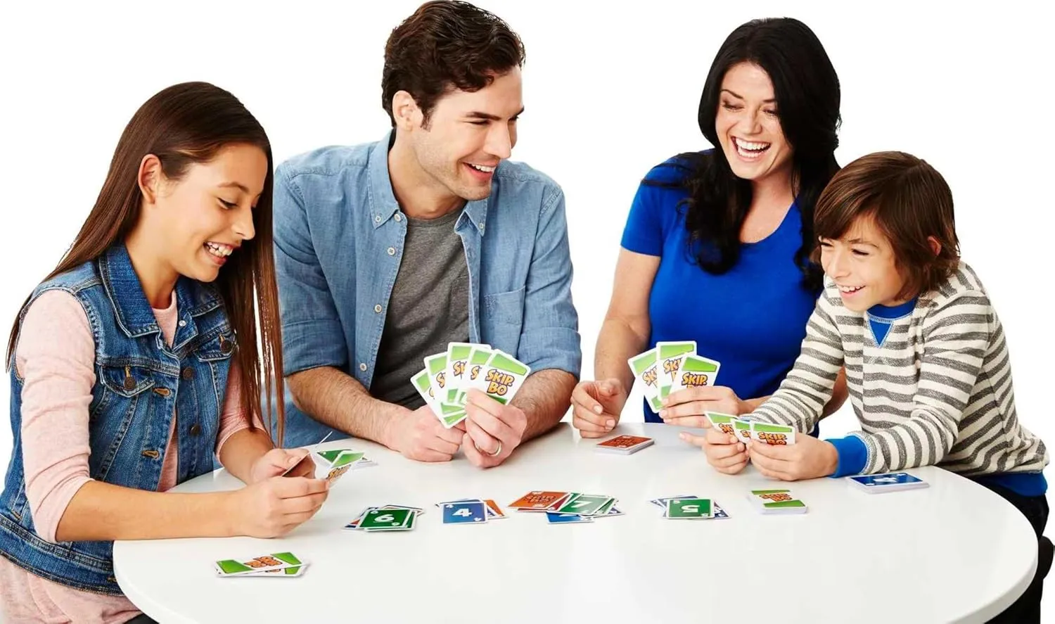 Mattel Games ​Skip Bo Card Game in Decorative Tin with 162 Cards, Sequencing Family Game for 2 to 6 Players, Kids Gift for Ages 7 Years & Older (Amazon Exclusive)