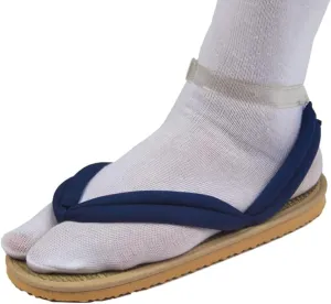 MEADOO Unisex Tanjirou Shinobu Zenitsu Cosplay Clog Shoes Kimetsu no Yaiba Cosplay Geta Sandals Prop Oshitari with Socks