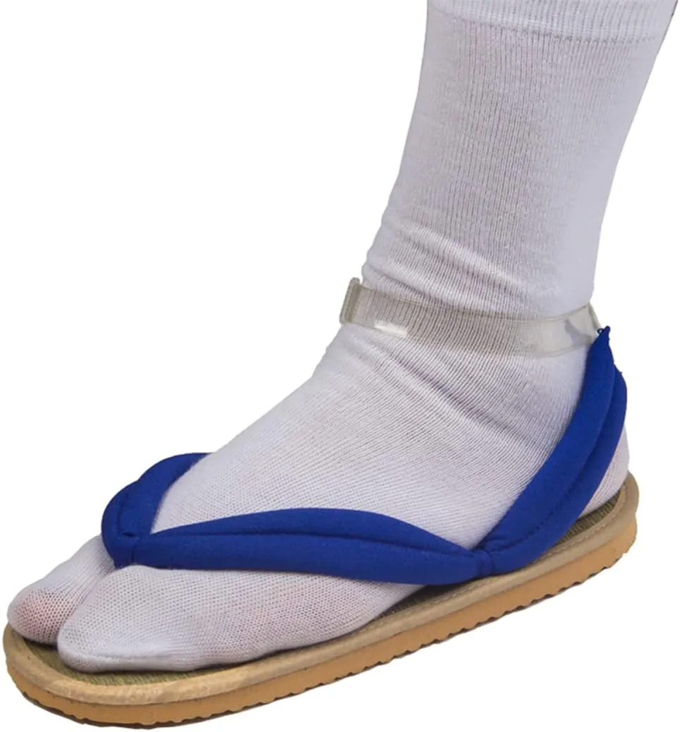 MEADOO Unisex Tanjirou Shinobu Zenitsu Cosplay Clog Shoes Kimetsu no Yaiba Cosplay Geta Sandals Prop Oshitari with Socks