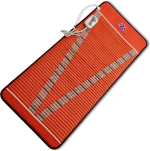 MediCrystal Infrared Heating Bio Stimulation Mat - Professional 72"L x 32"W - Natural Amethyst & Tourmaline Crystals - Adjustable Temperature 86-158° (30-70°C) - Negative Ions - FDA Reg Manufacturer