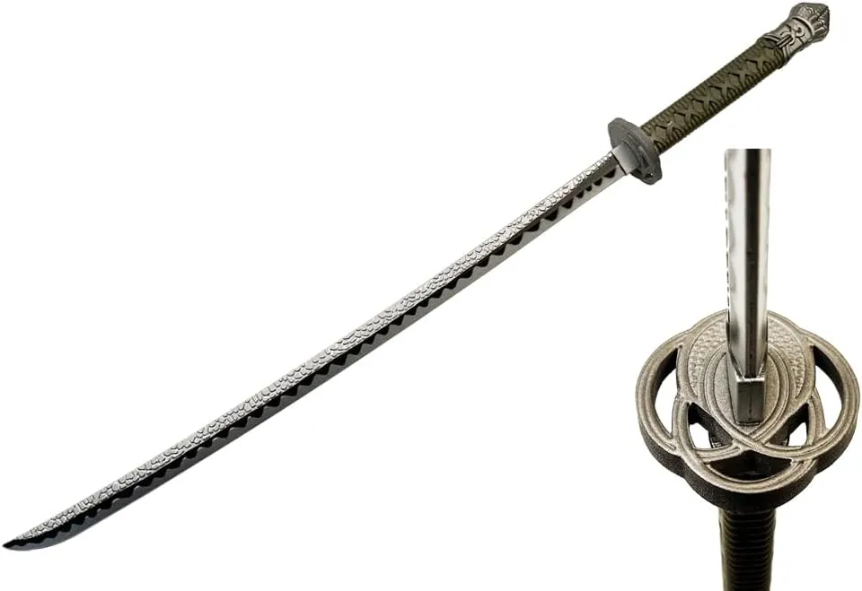 Medieval Fantasy Elden Foam Sword for Video Game, Cosplay Costume Prop, Collection, Gift (Moonveil)