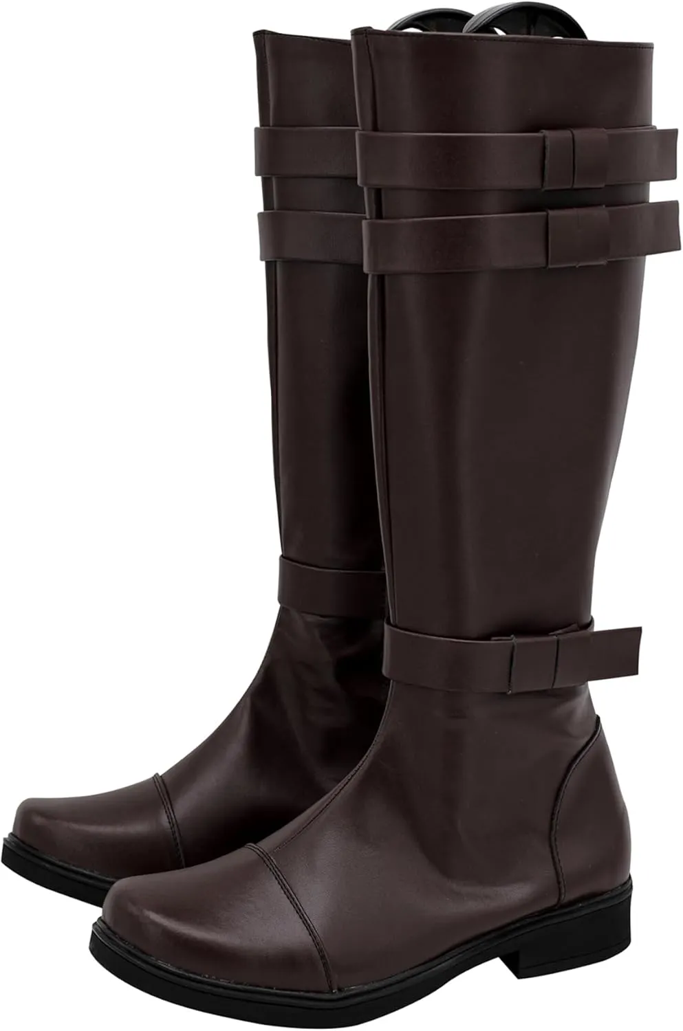 Mens Anakin Skywalker Costume Boots Obi Wan Kenobi Cosplay Leather Boots Jedi Boots Shoes Halloween Cosplay Prop