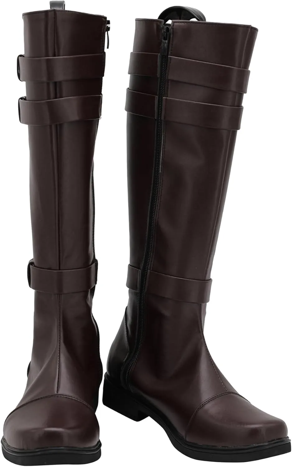 Mens Anakin Skywalker Costume Boots Obi Wan Kenobi Cosplay Leather Boots Jedi Boots Shoes Halloween Cosplay Prop