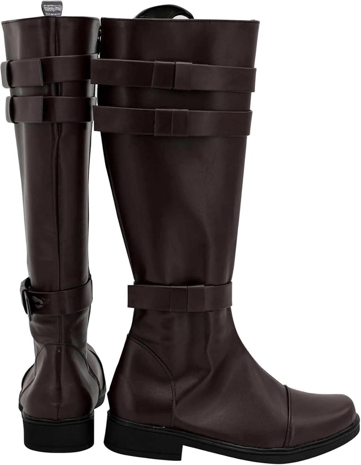 Mens Anakin Skywalker Costume Boots Obi Wan Kenobi Cosplay Leather Boots Jedi Boots Shoes Halloween Cosplay Prop