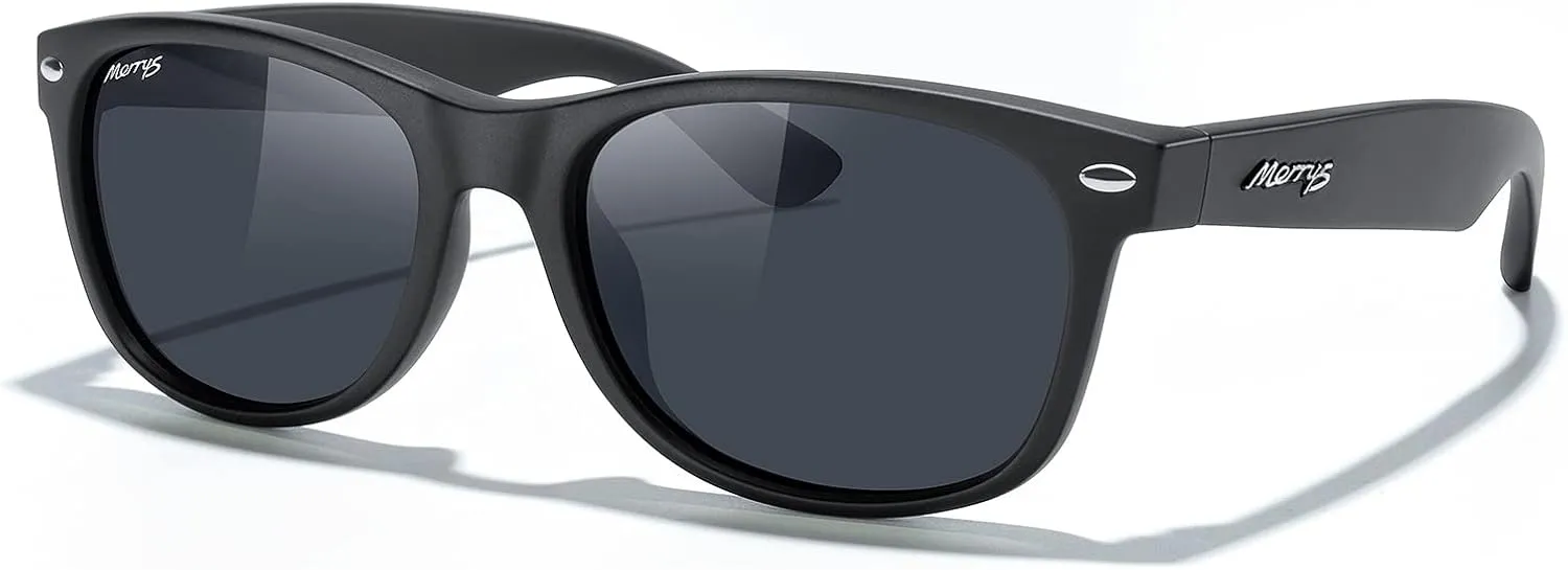 MERRY'S Polarized Unisex Shades Sunglasses for Men and Women Vintage Polarized Sun Glasses Mirror Lens