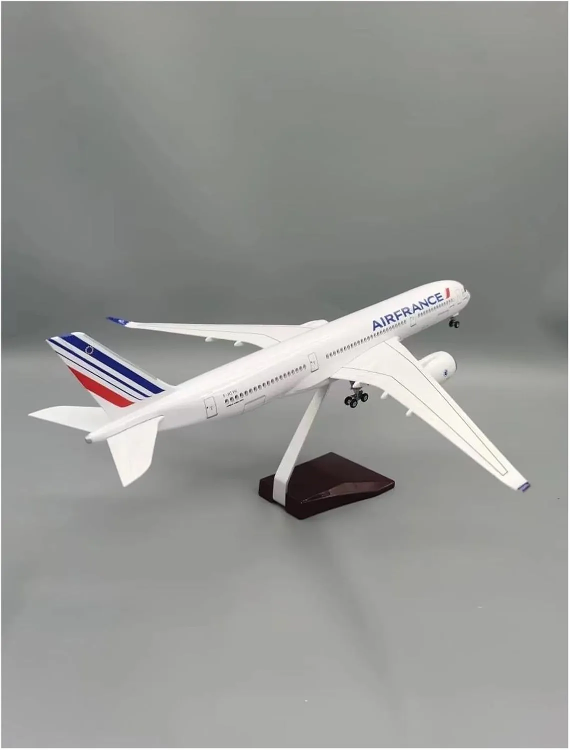 Metal Aircraft Model 47cm for Air France A350 Aircraft Modeling with Landing Gear Wheels Decorative Aviation Enthusiasts(NO Light)