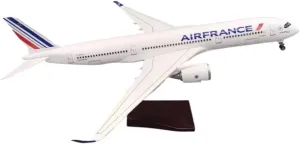 Metal Aircraft Model 47cm for Air France A350 Aircraft Modeling with Landing Gear Wheels Decorative Aviation Enthusiasts(NO Light)