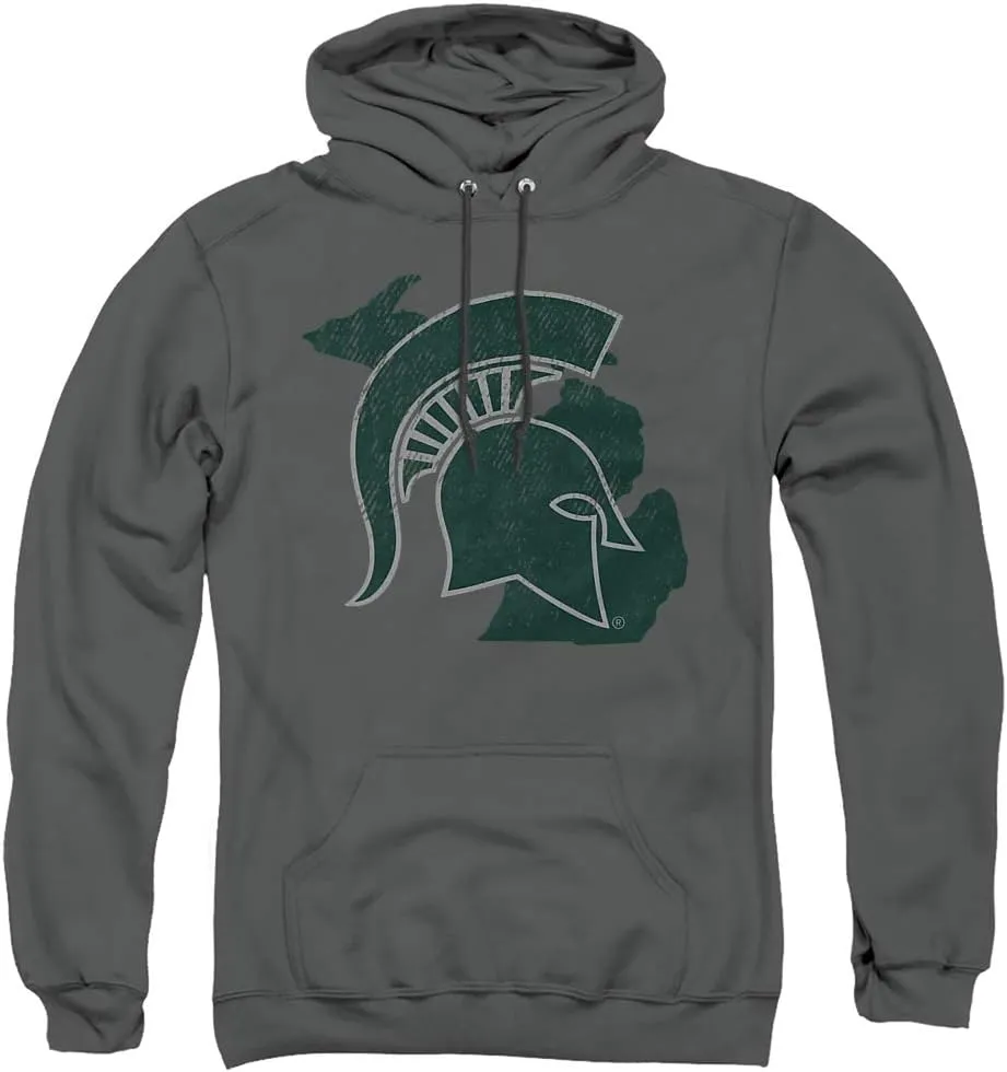 Michigan State University Michigan Unisex Adult Pull-Over Hoodie