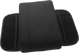 Mikinona Car Armrest Cushion Pad Vehicle Center Console Cover with Storage Pocket Comfortable Elbow Rest for Automotive Armrests Easy Upgrade for Car Interior