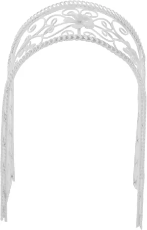 Miniature Wedding Archway Decor Iron Dollhouse Decoration for Use Charming Scene Layout Prop for Romantic Ambiance for Weddings and Events