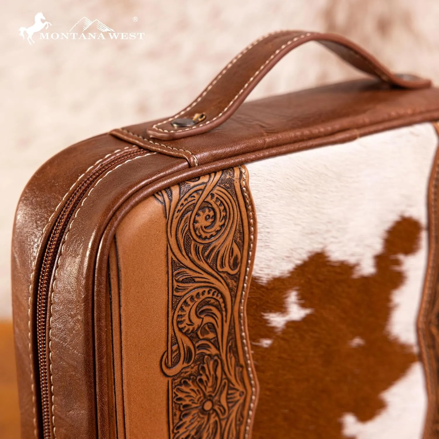 Montana West Western Style Embroidered Bible Covers for Women Men Book Carrying Case Church Bag Outdoor Bible Protective