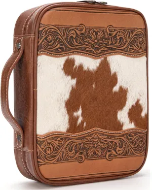Montana West Western Style Embroidered Bible Covers for Women Men Book Carrying Case Church Bag Outdoor Bible Protective