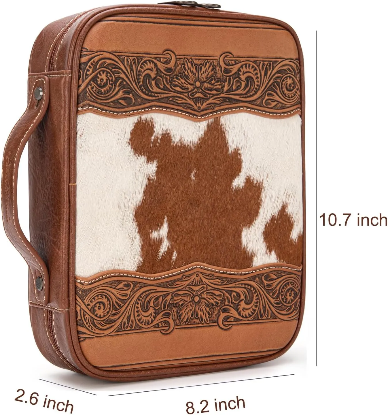 Montana West Western Style Embroidered Bible Covers for Women Men Book Carrying Case Church Bag Outdoor Bible Protective